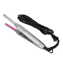 Мини-электрическая плойка для волос унисекс для мужчин и женщин, выпрямитель для волос с 3D керамической панелью, прямой инструмент для укладки волос 100-240 В