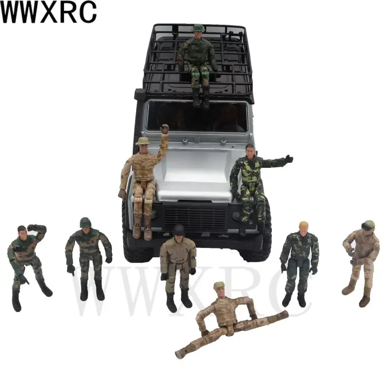1PC Random 3.75&quot Action Figure Scale Garage Driver Doll for RC Car MN D90 D99S WPL C14 C24 JJRC | Игрушки и хобби
