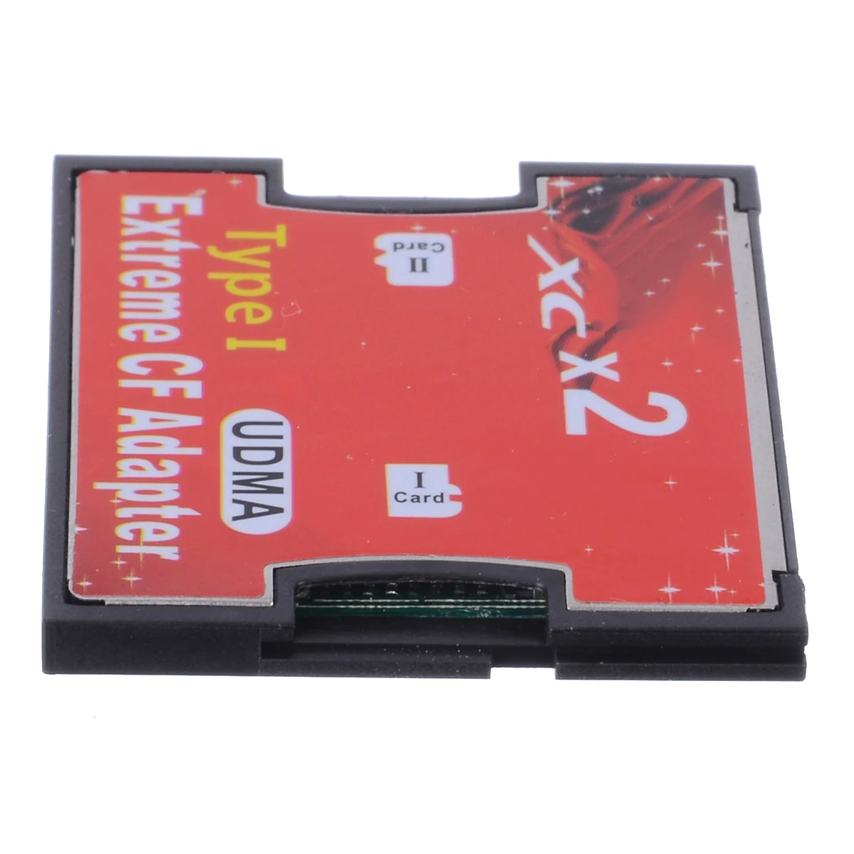 New Arrival 1pc 2 Port Slot Micro SD SDHC TF to Type I Compact Flash Card CF Reader Adapter CI for Computer Parts