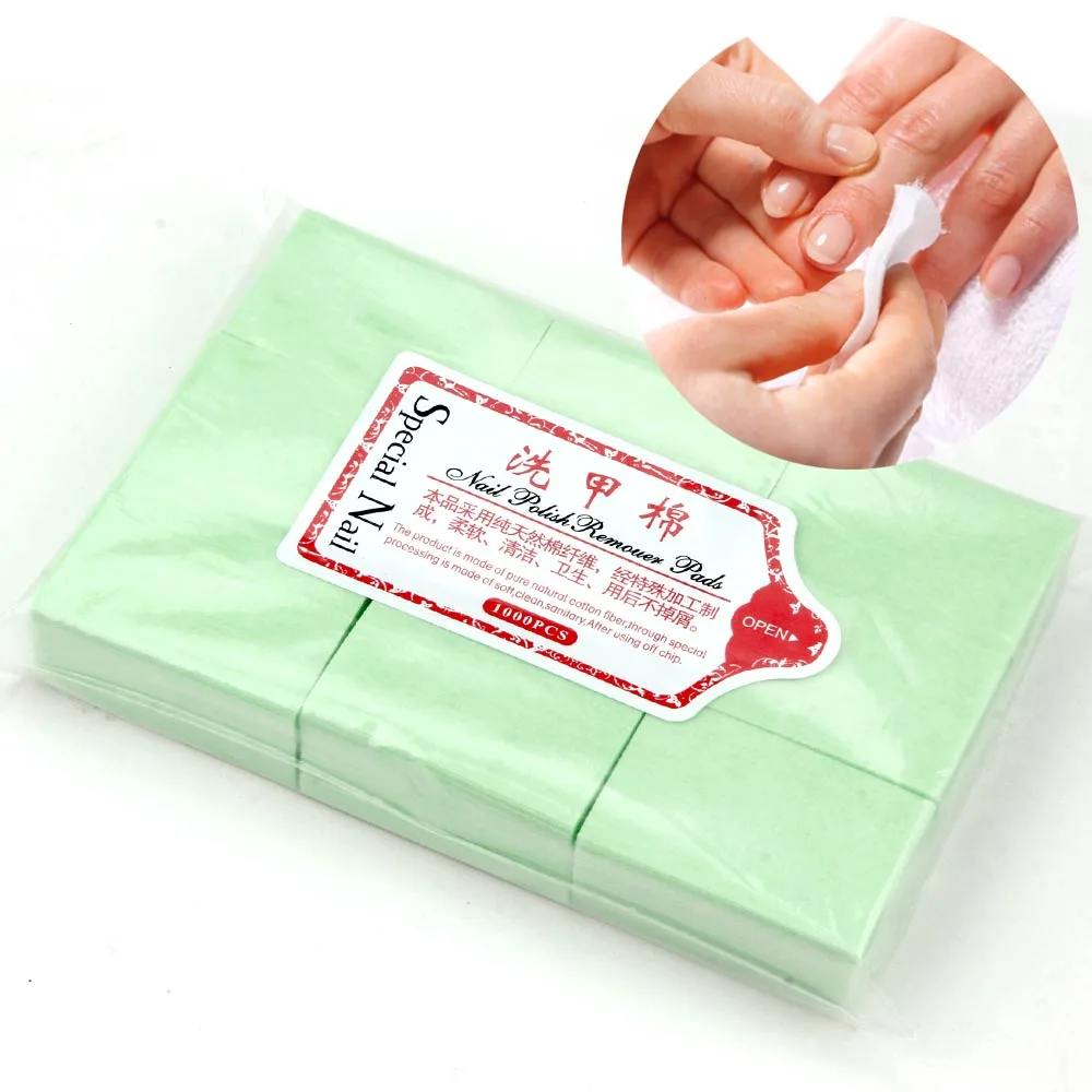 Nail Polish Remover Colorful Lintfree Wipes Napkins Gel Nail Wipes