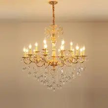 Светодиодный светильник в классическом стиле из железного хрусталя, золотого цвета, подвесной светильник, подвесной светильник s. Подвесной светильник. Подвесной светильник для фойе