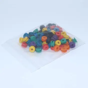 

100/set mixed colourful Armature bar nipples tattoo supplies rubber grommet for machine gun a-bar