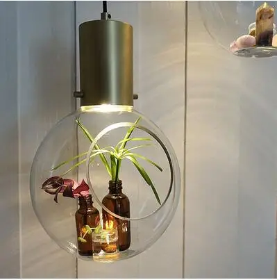 

Plant chandelier theme restaurant bar chandelier creative single head pub decorative booth window chandelier led