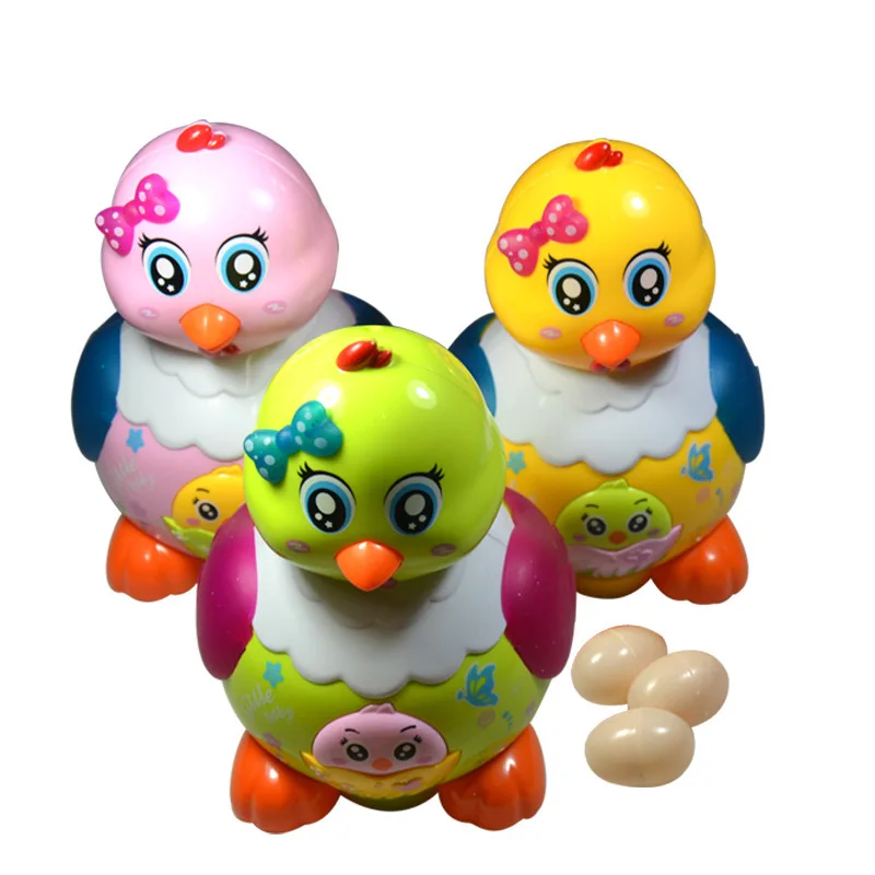 

Laying Chicken Laying Hens Electric wellong to Hen Light Music CHILDREN'S Toy Which Lay Eggs Toy
