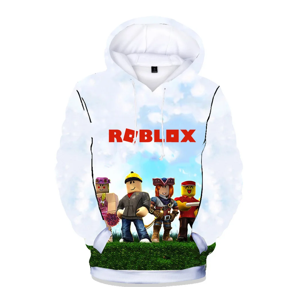2021 Новый robloxs свитер с капюшоном для мальчика майка длинным рукавом детские