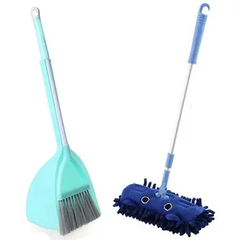 

New-Children's cleaning kit set of 3, children's housekeeping cleaning kit cartoon children's toys cleaning game toys included.