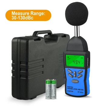 

Digital Sound Level Meter，Noise Volume Measuring Instrument Decibel Monitoring Tester with 30-130dB Noise Audio Volume Test