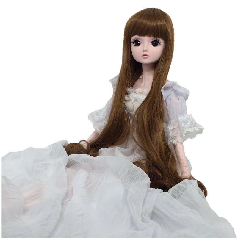Новинка 60 см 21 подвижная соединенная BJD куклы 3D глаза свадебное платье одежда голый Обнаженная девушка Кукла тело обувь Куклы Игрушки для девочек подарок