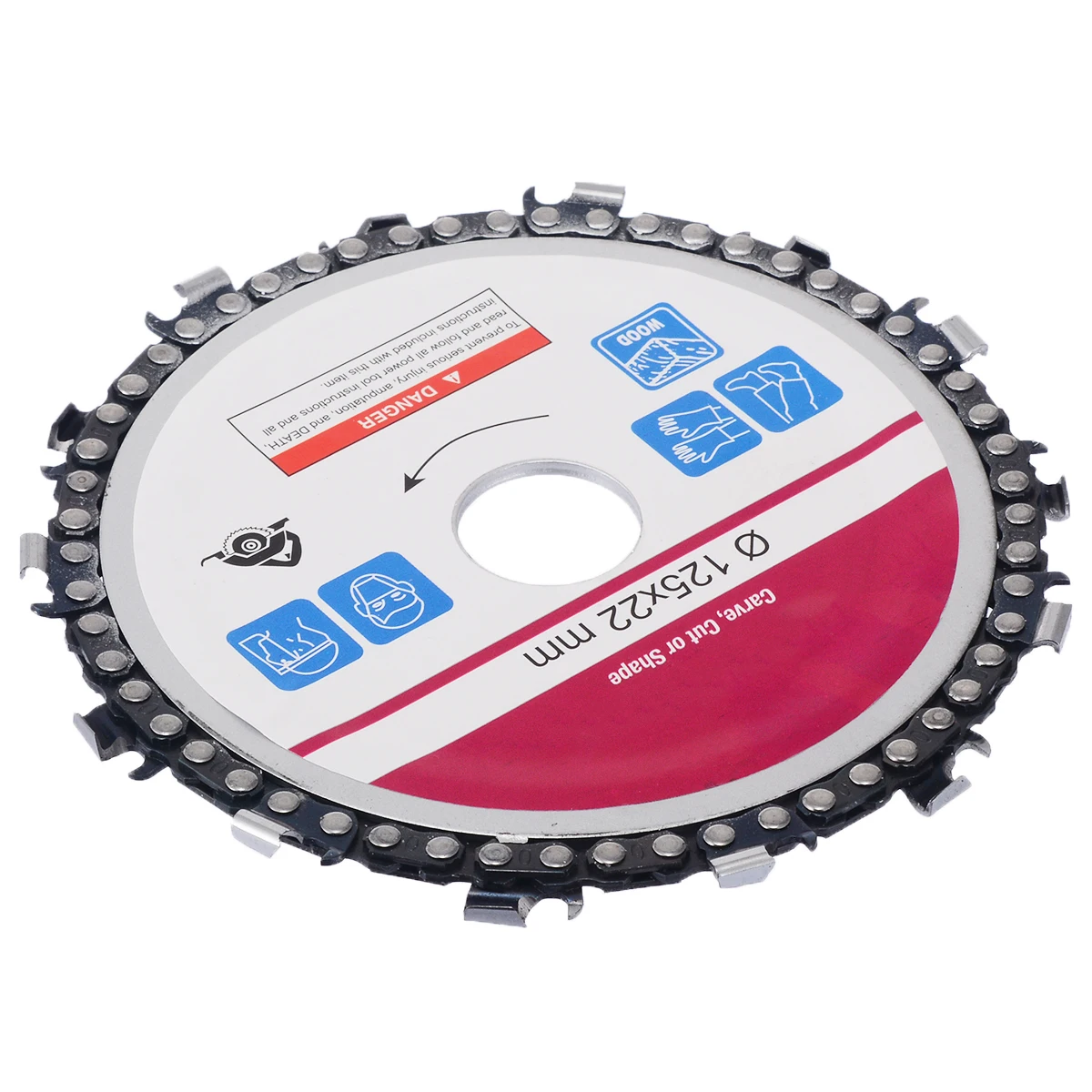 LAMEZIA 4/5 Inch 22/14 Tooth Carbide Fine Chain Saw Grinder Disc Carving Culpting For Chainsaw Tool Accessories