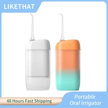 

Portable Irrigator Teeth Whitening Oral Irrigator Dental Flosser Rechargeable Dental Water Jet Pick 200ml Teeth Cleaner 3Models