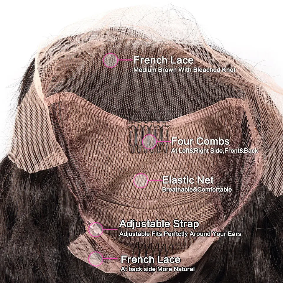 Apliques com cabelo humano