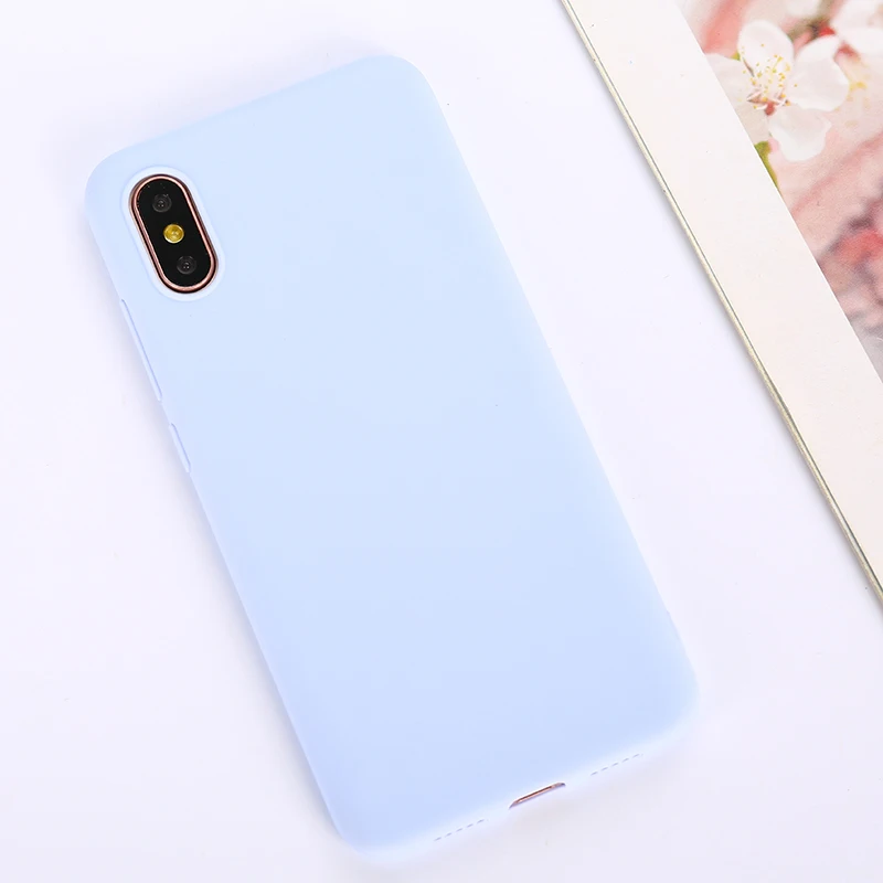 Мягкий силиконовый чехол для samsung Galaxy S10 S8 S9 Plus 5G S10e S6 S7 edge Note 5 9 8 10 плотный ТПУ матовый защитный чехол - Цвет: LPurple