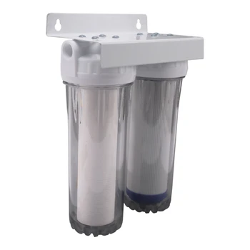 

10 Inch Dual Dual Reverse Osmosis Faucet Tap Water Filter Health Purifier Cartridge Home Kitchen