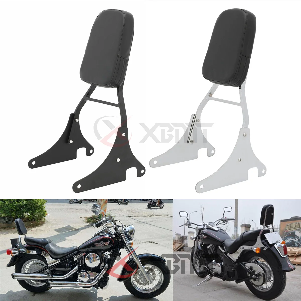 Мотоцикл спинки Sissy бар для Kawasaki Vulcan 400 800 VN400 VN800 1996-2019 1997 1998 1999 2000 2001 2002 2003 2004 2005 |