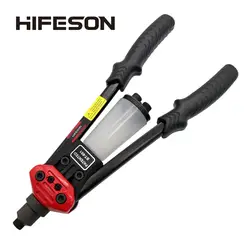 HIFESON двойная ручная глухая заклепка пистолет 801/804/806 гвозди заклепки клепальщик Клепальный Инструмент для 2,4 3,2 4,0 4,8 6,4 мм