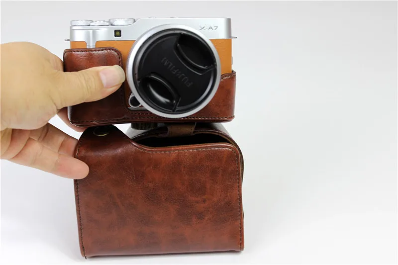 Подходит для Fuji x-a7 сумка для камеры xa7 кожаный чехол xa7 Защитная крышка xa7 оболочка