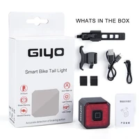 GIYO Bicycle Smart Brake Tail Light 6