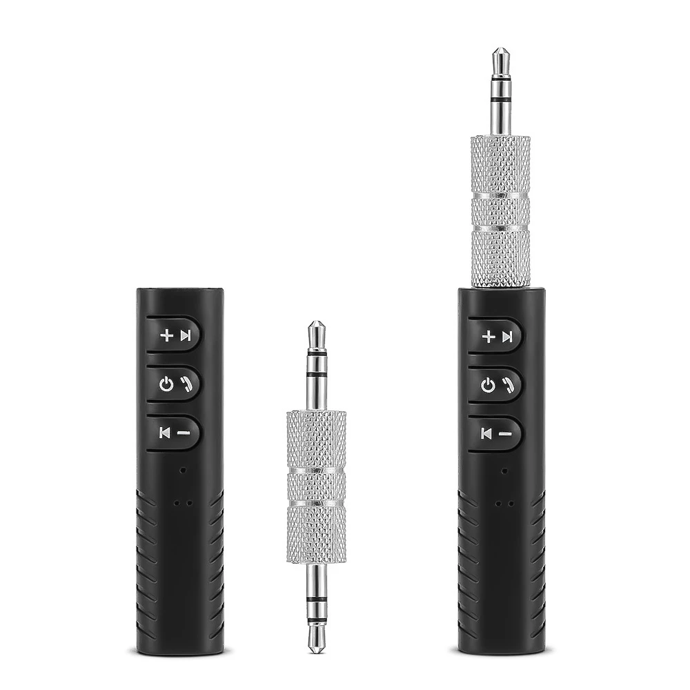 Mini Wireless Bluetooth Car Kit Hands free 3.5mm Jack AUX Audio Receiver Adapter
