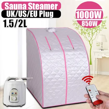 

1.5/2L Portable Sauna Bag Steam Shower Generator Infrared SPA Loss Weight Calories Burned Sauna Tent Room Shower Cabin Bathhouse