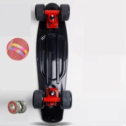 22inch Fish Board Children Scooter PP Longboard 8 Colors Mini Cruiser Skateboard Penny Board Complete Printed Banana Skate Board