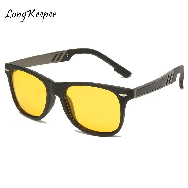 

2020 Men's Yellow Polarized Driving Sunglasses at Night High Quality Vision Day Night Glasses Polarized For Women Safety Eyewear