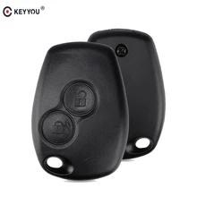 KEYYOU 2 Taste Key Shell-Fall Für Renault Megane Modus Espace Laguna Duster Logan DACIA Sandero Fluence Clio Kangoo Keine klinge