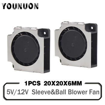

20mm Blower Fan 2cm 2006 20x20x6mm DC 5V 12V Mini Blower Cooling Cooler Fan Handheld Projector Radiator Fan 2006 Heatisnk Fan