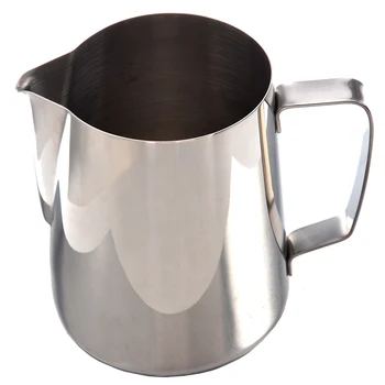 

Kitchen Craft Coffee Garland Cup Latte Jug ,Stainless Steel (350ml)