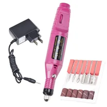 Профессиональный электрический аппарат для маникюра, 1 набор, 18000 об/мин, дрель для ногтей, ручка для педикюра, пилка для полировки, инструменты для маникюра, KTC 66