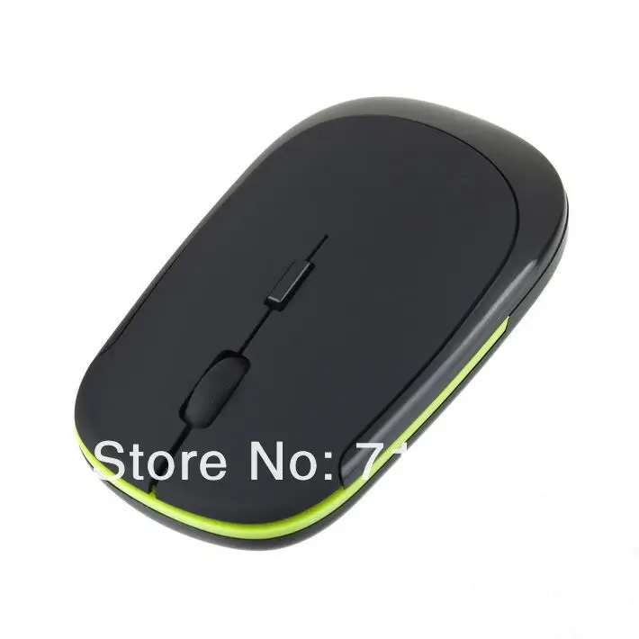 Тонкий USB беспроводной 2,4G мышь оптические мыши для компьютера PC абсолютно
