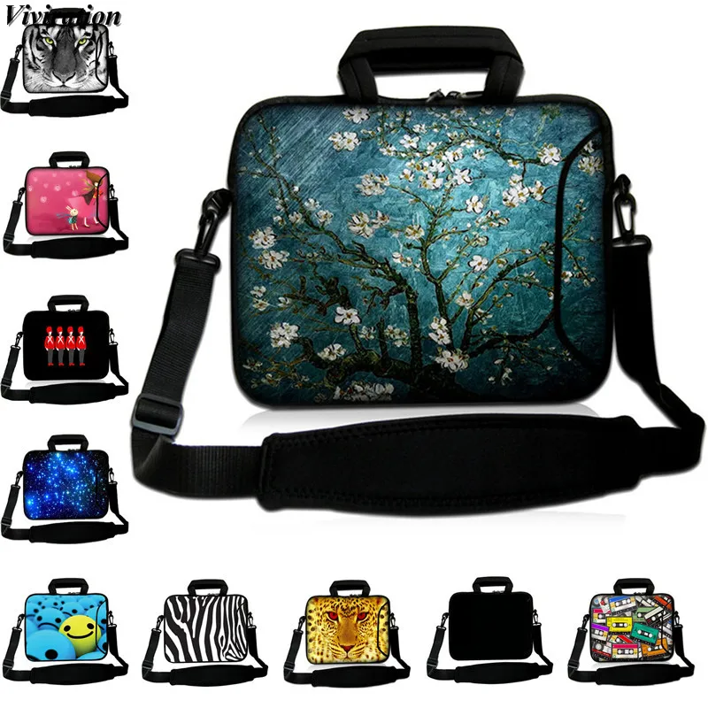 For Acer Macbook Huawei Honor MagicBook iPad Pro Chuwi LapBook Air 14.1 10 12 13 15 14 17 11.6 15.6 Laptop Bag Briefcase Handbag