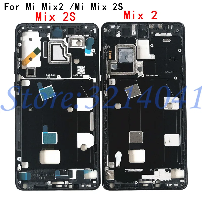 Для Xiaomi mi Mix 2 mi x2/для Xiaomi mi Mix 2S mi x2S передний корпус шасси пластина ободок ЖК-дисплея Лицевая панель рамка+ боковые клавиши