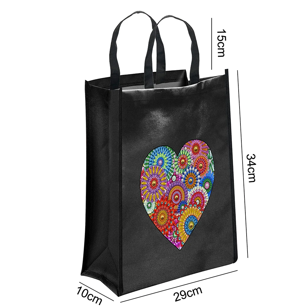 DIY Diamond Painting Handbag Mosaic Drill Reusable Eco-friendly Shopping Bags Totes Home Decoration Gift Foldable Storage Bags 