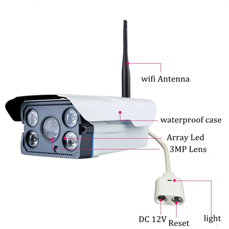 Ap wifi wireless 1080p outdoor video recorder camera TF card slot loop recording motion detect alarm Phone View|1080p outdoor|camera tfcamera tf |