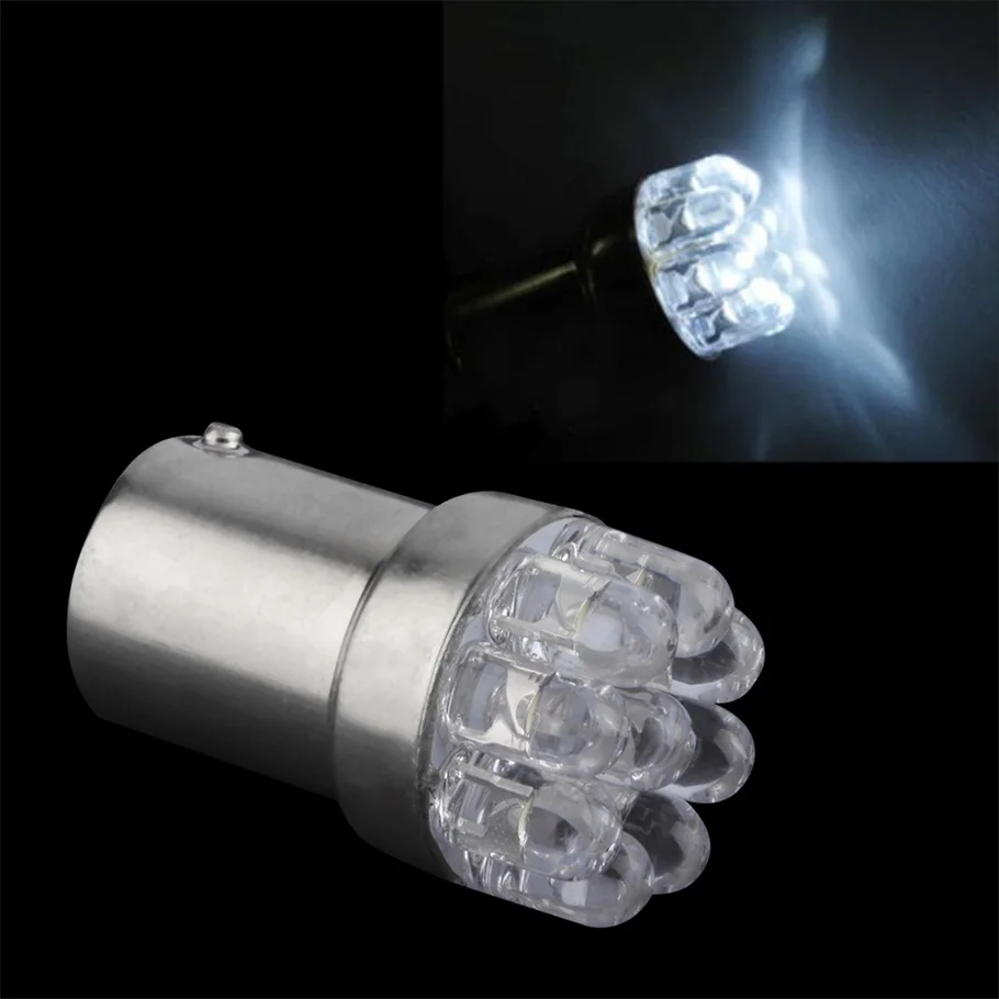 1 шт. супер яркий 1156 9 SMD Автомобильная Лампа белый светодиодный светильник