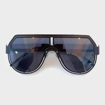 

2019 Oversized Sunglasses Women Brand Square Sun Glasses Black Lens Shades UV400 Ladies Goggles