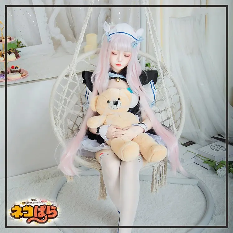 Game Chocola NEKOPARA Cosplay Costume Chocola Vanilla Maid Dress Costume Cat Neko Girl NEKOPARA Cosplay Women Costume