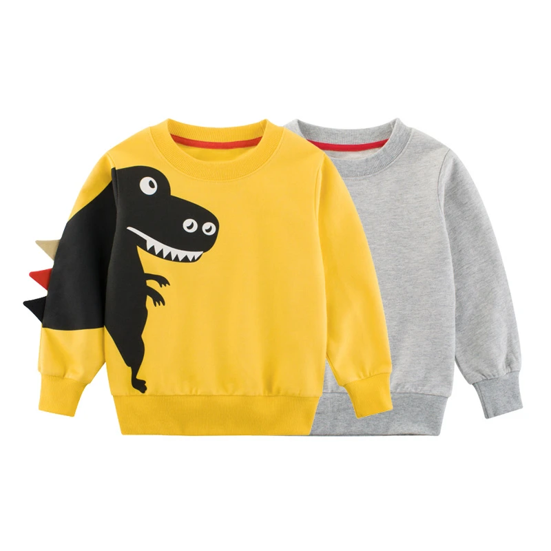 Dinosaur sweatshirt boy Clearance