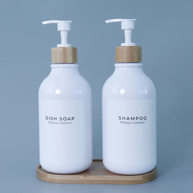 Soap Dispenser Hand Sanitizer Dispenser Refillable Bottle Soap Dispenser Bottle Foaming Soap Dispenser Refillable Plastic Bottles Plastic Lotion Bottle 300/500ml White Soap Dispenser Bottle Bathroom Shampoo Body Soap Bottle Large-capacity Lotion Hand Dish Plastic Empty