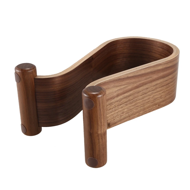 Universal Wooden Headphone Stand Headphone Headset Hanger Wall Hook PC Monitor Earphone Stand Rack Holder Stand Bracket