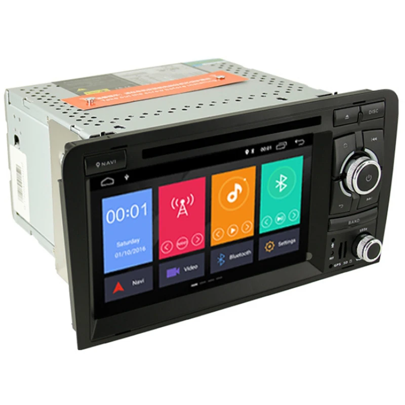  Android 9.0 Auto DVD GPS für Audi A3 2006-2011 mit DVD-Player Radio Stereo Audio Auto Multimedia Bi