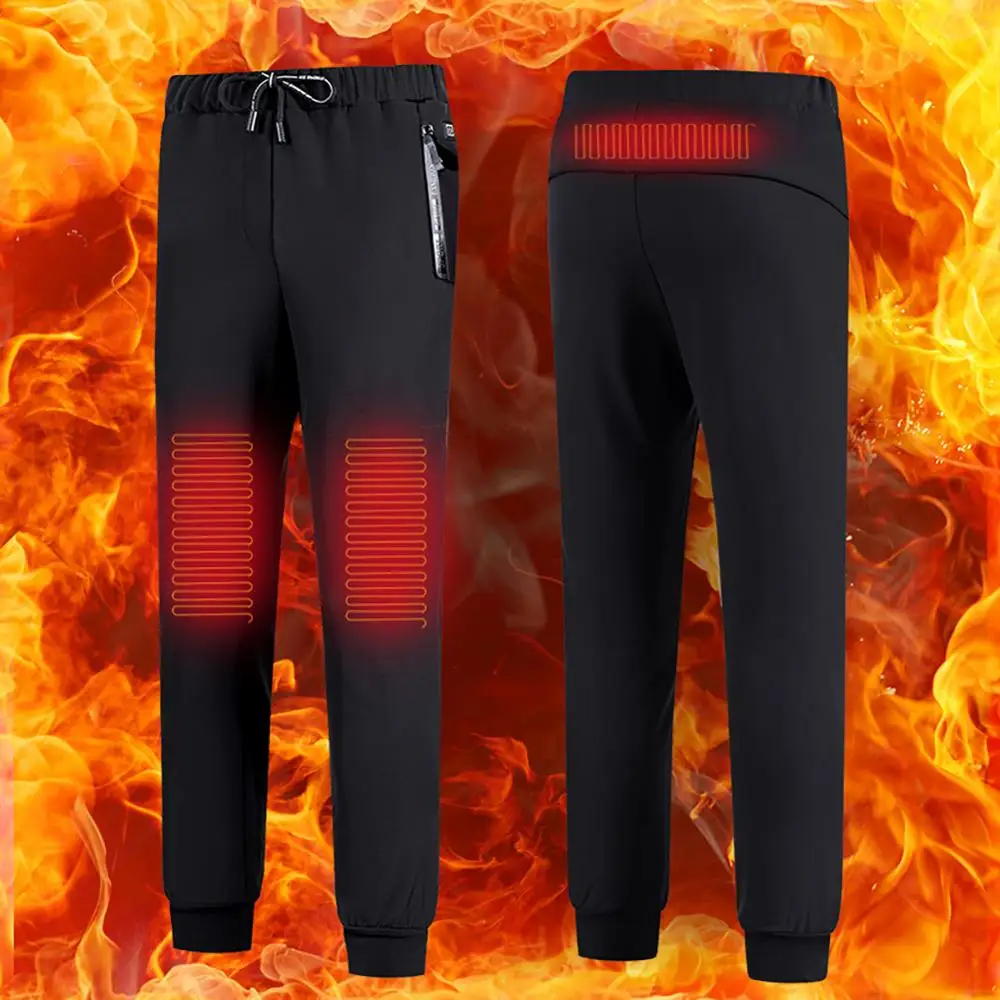 

Electric Heated Warm Pants Men Women USB Heating Base Layer Trousers Insulated HeatedUnderwear For Camping Hiking Winter Outdoor