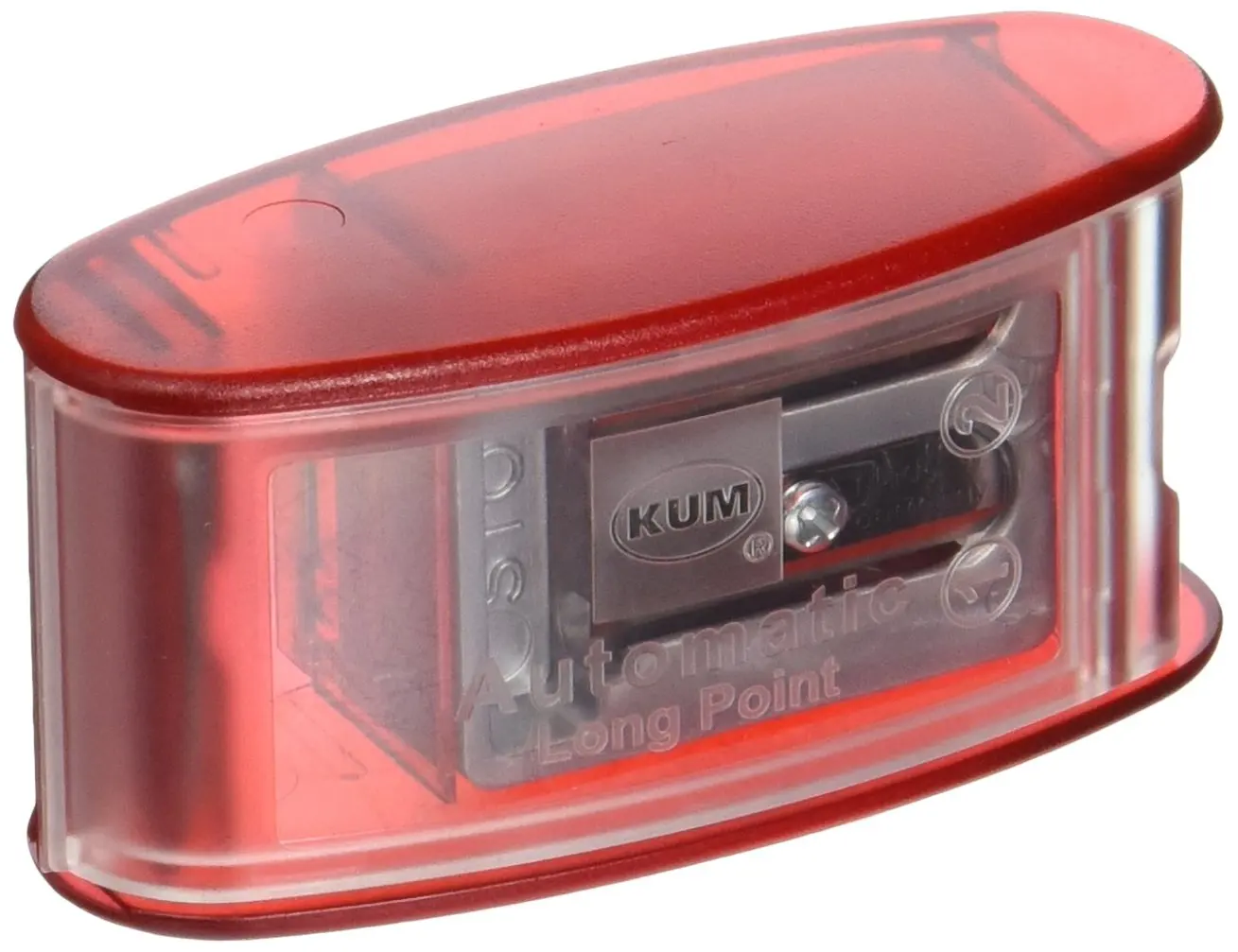 Революционный автоматический тормоз Двухступенчатая точилка с длинными точками 2 запасных лезвия 2,0 мм/3,2 мм синий/красный цвета - Цвет: Red 1 pc