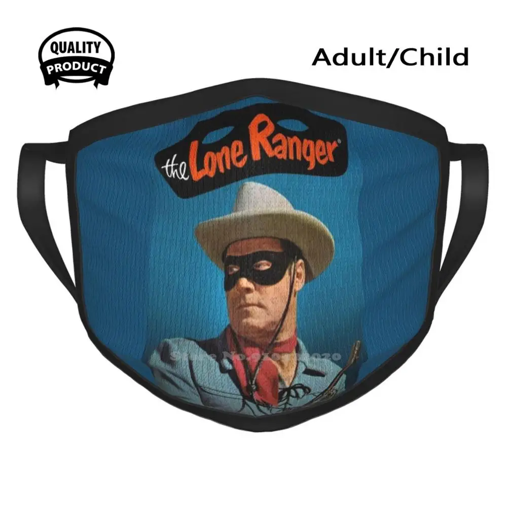 

The Lone Ranger Dust-Proof Outdoor Warmer Mouth Mask Lone Ranger Comic Book Tv Te Ion Western Cowboy 1940S Serie Tv Serie