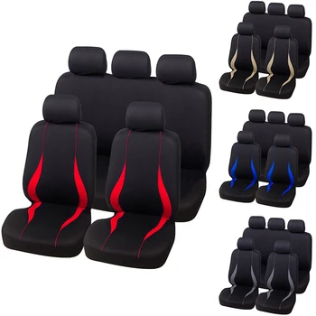 

9PC/Set Universal Car Seat Covers Interior Accessories Seat Protectors Compatible Seat Covers