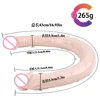 Double-headed Dragon Penis Simulation Female Lesbian Long Transparent Dildo Gay Color Masturbation Stick Women Realistic Dildo 1