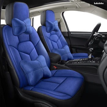 

kokololee Custom Leather car seat covers For Toyota 86 Previa Sienna Venza Fortuner Fj CRUISER MARK IZOA Avalon YARiS Verso VIOS