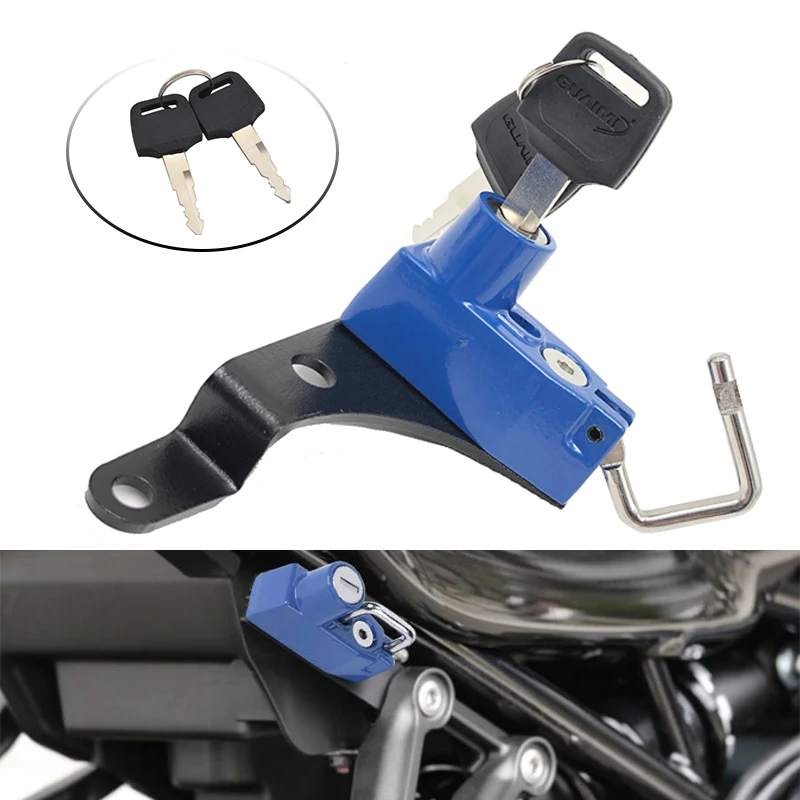 Motorcycle Helmet Lock Kit With 2 Keys 