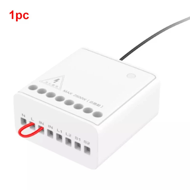 1pcs Xiaomi Aqara двусторонний модуль управления беспроводной релейный переключатель управление Лер умный таймер 2 канала работает для Mijia APP и Homekit - Цвет: 1pcs
