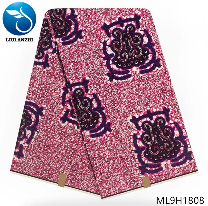 LIULANZHI нигерийский настоящий воск ткань Африканский Воск принты голландский хлопок принты Анкара ткани воск ML9H1801-19
